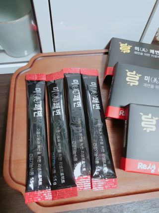 새롬바이오 리생 미쾌변 차전자피 식이섬유 건강기능식품 3팩 — 5점을 준 리뷰어가 2021년 5월 올린 사용 사진