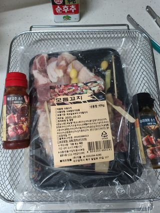[다물꼬치] 모듬꼬치 10개 +데리야끼소스120g+매운고추소스120g — 5점을 준 리뷰어가 2021년 10월 올린 사용 사진