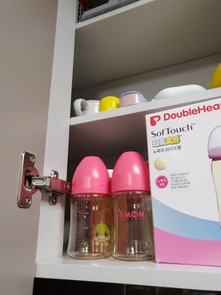 유비맘 PPSU 젖병 노꼭지_200ml_컬러 랜덤 발송 — 5점을 준 리뷰어가 2021년 1월 올린 사용 사진
