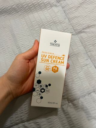 [트리티스] UV 디펜스 선크림 PA+++ / SPF50+  60ml — 5점을 준 리뷰어가 2021년 1월 올린 사용 사진