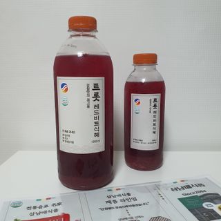 트롯전통식혜 트롯레드비트식혜 1리터 +500리터 — 5점을 준 리뷰어가 2021년 5월 올린 사용 사진