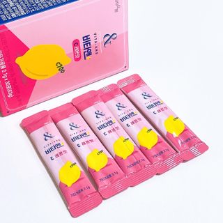 비타앤C 레몬맛, 망고맛 — 5점을 준 리뷰어가 2021년 4월 올린 사용 사진