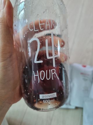 클린24시간 1BOX(5포) + 전용보틀(500ml) — 5점을 준 리뷰어가 2023년 7월 올린 사용 사진