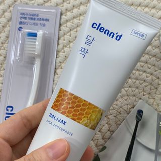 주식회사 클린디 [클린디]🌿민트향으로 상쾌하게, 단짝가글 + 맞춤 칫솔 + 치약 세트🦷 — 5점을 준 리뷰어가 2022년 1월 올린 사용 사진