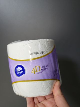 빈다 4Deluxe 4겹 엠보싱 롤 화장지 — 5점을 준 리뷰어가 2022년 3월 올린 사용 사진