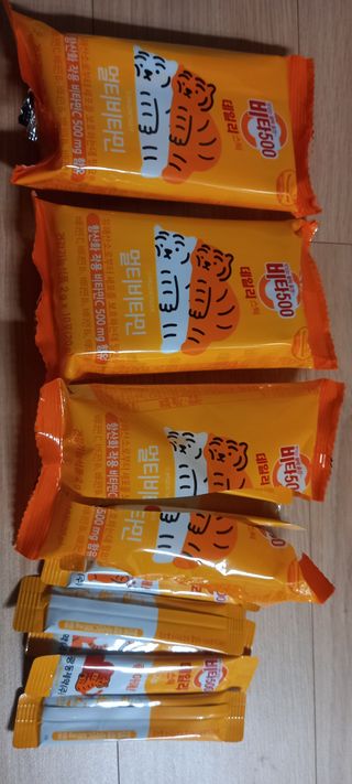 광동생활건강 [광동] 비타 500 데일리 스틱 VB, VC를 함유한 멀티비타민 30포+30포 — 5점을 준 리뷰어가 2022년 7월 올린 사용 사진