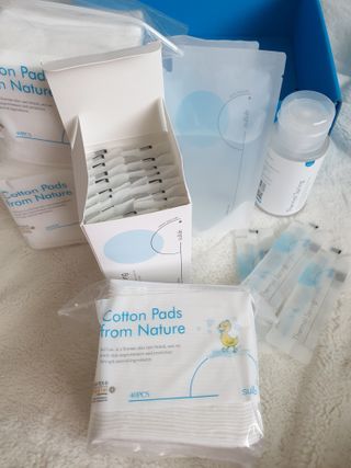 설랩수앤슈, 직접 만들어 쓰는 아기 물티슈 — 5점을 준 리뷰어가 2021년 9월 올린 사용 사진