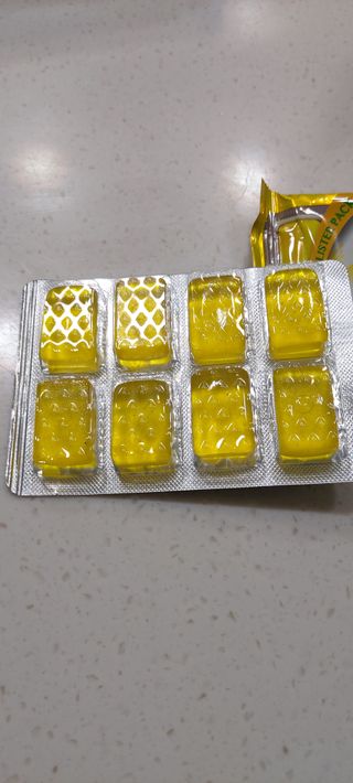 마요라 히말라야 솔트 캔디 2종-페퍼민트 맛, 라임민트 맛 — 4점을 준 리뷰어가 2022년 12월 올린 사용 사진