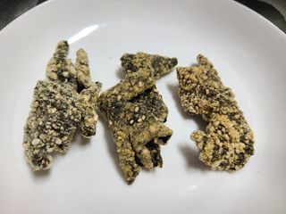 오봉산꽃부각 [만나식품] 오봉산 꽃부각 3가지 맛(오리지널, 새우맛, 매운고추맛) — 5점을 준 리뷰어가 2022년 12월 올린 사용 사진