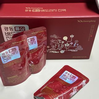 광동생활건강 프리 [광동] 홍삼 배도라지진액 (102mL*30포) — 5점을 준 리뷰어가 2025년 5월 올린 사용 사진