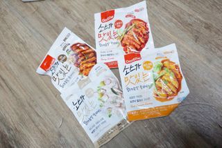 굽네몰 [굽네] 소스가 맛있는 닭가슴살 슬라이스 4종 — 4.5점을 준 리뷰어가 2021년 4월 올린 사용 사진