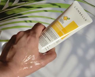 랑벨 비타 에너지 잡티 크림 75ml (피부 속 기미완화크림) — 4점을 준 리뷰어가 2022년 5월 올린 사용 사진