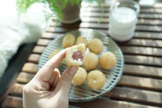 Dog&Ball 독앤볼 [Dog&Ball] 미니찹쌀볼도그 찹쌀치즈볼 — 5점을 준 리뷰어가 2021년 12월 올린 사용 사진