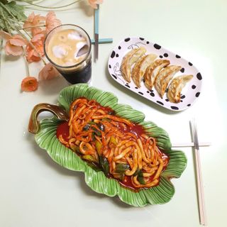 [푸딩팩토리] 요즘누들떡볶이540g + 매콤누들떡볶이 470g — 5점을 준 리뷰어가 2022년 9월 올린 사용 사진