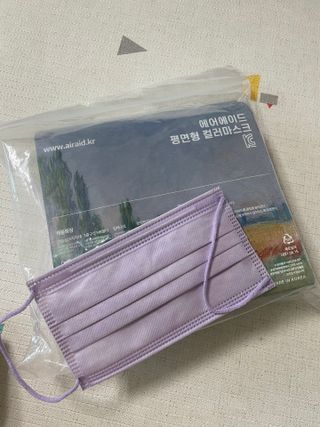 에어에이드 컬러 덴탈 마스크 — 5점을 준 리뷰어가 2021년 8월 올린 사용 사진