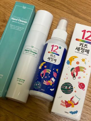 셀바이져 항균 스프레이 핸드워시 + 키즈세정제 SET — 5점을 준 리뷰어가 2021년 3월 올린 사용 사진