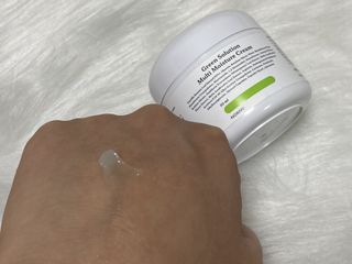 [녹산] 그린 솔루션 멀티 수분 앰플 + 그린 솔루션 멀티 수분크림 — 5점을 준 리뷰어가 2022년 11월 올린 사용 사진