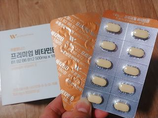 [푸름웰니스] 프리미엄 비타민B (500mgX180정) — 5점을 준 리뷰어가 2022년 4월 올린 사용 사진