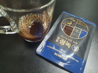 광동생활건강 [광동] 바르게 만든 녹용, 광동정녹청 30포. — 5점을 준 리뷰어가 2022년 1월 올린 사용 사진