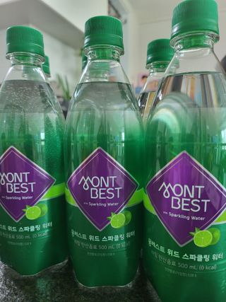 몽베스트 Montbest with Sparkling water Lime20병 — 5점을 준 리뷰어가 2022년 5월 올린 사용 사진