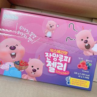 [팔도] 잔망루피젤리 믹스베리맛 42g 8개 — 3.5점을 준 리뷰어가 2022년 2월 올린 사용 사진