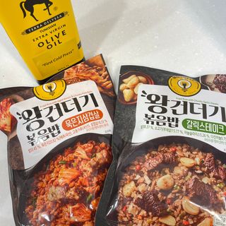 한성기업 무볼레 왕건더기 볶음밥 갈릭스테이크 — 5점을 준 리뷰어가 2021년 10월 올린 사용 사진