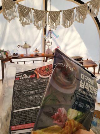 [푸딩팩토리] 즉석누들떡볶이 540g + 대구전통 납작만두 260g — 5점을 준 리뷰어가 2022년 12월 올린 사용 사진