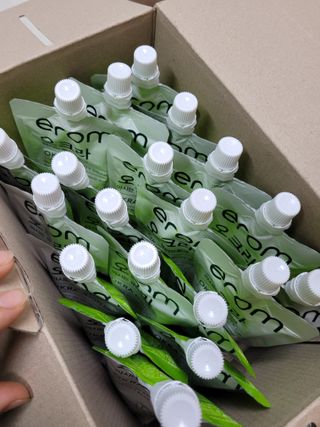 [이롬] 오크라 마시는 뷰티드링크 100mL x 20입 — 5점을 준 리뷰어가 2022년 7월 올린 사용 사진