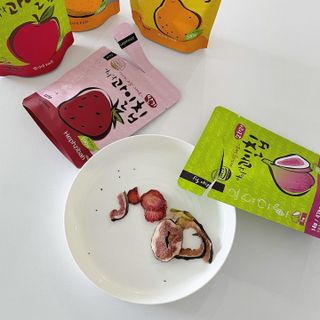 아비삭과일칩 5종 /딸기,사과,배,귤,무화과 5종 — 3점을 준 리뷰어가 2021년 5월 올린 사용 사진