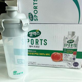 셀렉스스포츠 셀렉스 스포츠 웨이 프로틴 복숭아_ 330ml x 12팩 — 5점을 준 리뷰어가 2021년 4월 올린 사용 사진