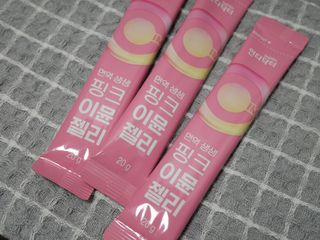 [인디닥터] 면역 생생 핑크 이뮨 젤리 — 5점을 준 리뷰어가 2022년 6월 올린 사용 사진