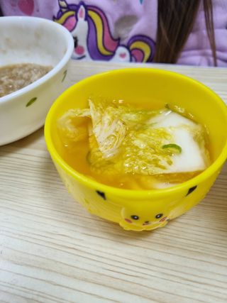 셰프애찬 단호박 백김치 1kg — 5점을 준 리뷰어가 2022년 10월 올린 사용 사진