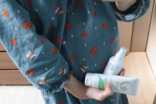 mom e 맘이 내추럴 베이비 케어 크림+바디오일 — 5점을 준 리뷰어가 2021년 1월 올린 사용 사진