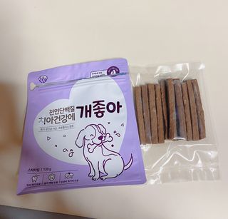 My Pet Care 천연단백질 치아건강에 개좋아 — 5점을 준 리뷰어가 2021년 1월 올린 사용 사진