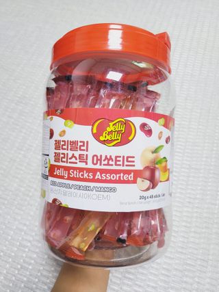 젤리벨리 젤리스틱 어쏘티드 900g — 5점을 준 리뷰어가 2022년 8월 올린 사용 사진