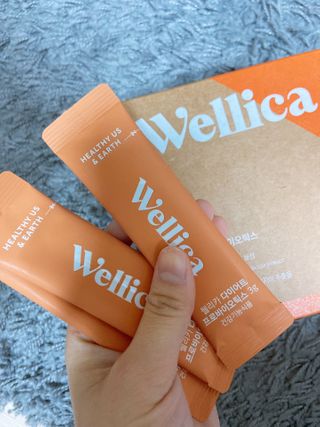 웰리카 다이어트 프로바이오틱스 — 4점을 준 리뷰어가 2020년 12월 올린 사용 사진