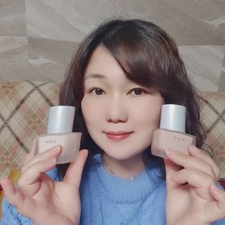 [RMK] 메이크업 베이스 + 리퀴드 파운데이션 — 5점을 준 리뷰어가 2021년 3월 올린 사용 사진