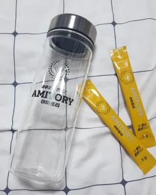 주식회사 씨크릿비에프랩 마시는 아미노산 아미토리 열대과일맛 14포 [1포, 5g / 보틀증정] — 4점을 준 리뷰어가 2022년 12월 올린 사용 사진