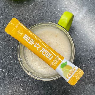 참앤들황토농원 7가지 맛! 탄산 톡톡! 스파클링! 데이앤 콤부차 7종 10포 1박스씩 ★총 7박스★ — 5점을 준 리뷰어가 2023년 2월 올린 사용 사진