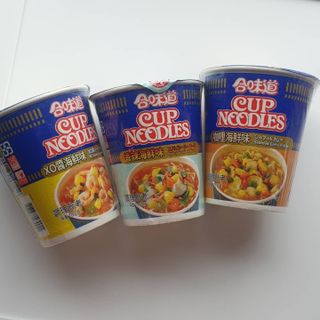 NISSIN 닛신 컵누들  4종 - 씨푸드오리지날, 씨푸드 스파이시, 씨푸드 커리, 씨푸드 XO소스 — 5점을 준 리뷰어가 2021년 12월 올린 사용 사진