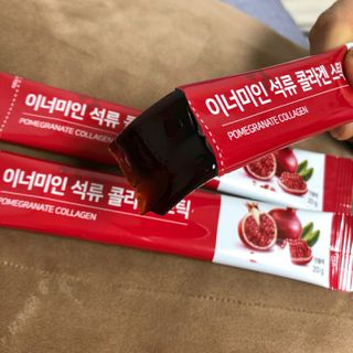 이너미인 석류 콜라겐 스틱 — 5점을 준 리뷰어가 2021년 1월 올린 사용 사진