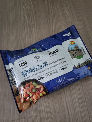 [테이스티나인][레디잇x부루마불] 감바스 뇨끼 460g — 5점을 준 리뷰어가 2022년 5월 올린 사용 사진