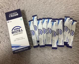 자연에온 아르긴포스 L-아르기닌 5555mg 스틱 15개입 1박스 — 3점을 준 리뷰어가 2021년 5월 올린 사용 사진