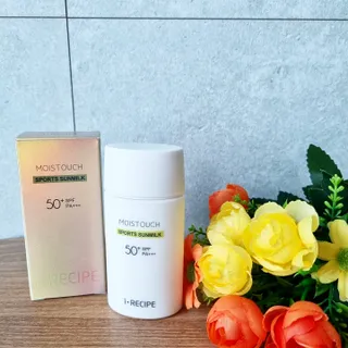 아이레시피 모이스트터치 스포츠 선밀크 50ml (SPF50+ PA+++) — 5점을 준 리뷰어가 2023년 6월 올린 사용 사진