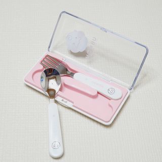 유비맘 스푼포크 케이스 세트 1+1 _컬러랜덤 발송 — 5점을 준 리뷰어가 2021년 2월 올린 사용 사진