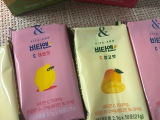 비타앤C 레몬맛, 망고맛 — 4.5점을 준 리뷰어가 2021년 4월 올린 사용 사진