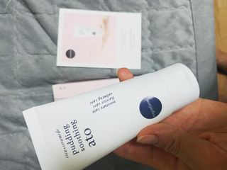 냉장고에 넣어요, 붉은 트러블 피부 다음날 진정되요 [버진팜스 푸딩수딩아토] — 4점을 준 리뷰어가 2021년 1월 올린 사용 사진