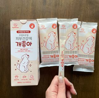 My Pet Care 모발과 모질 피부건강에 개좋아 — 4점을 준 리뷰어가 2021년 2월 올린 사용 사진