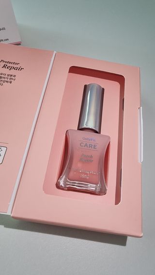 젤리핏 피치리페어 10ml 피치 컬러영양제 효과있는 손톱강화제 — 5점을 준 리뷰어가 2022년 7월 올린 사용 사진