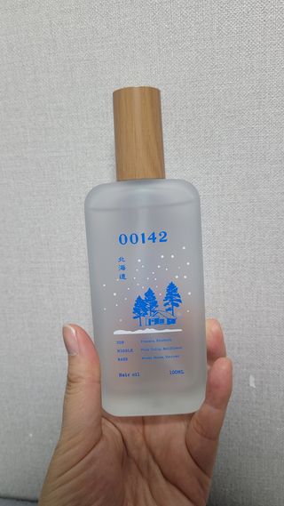 라쿰 북해도 헤어퍼퓸 (헤어에센스/오일) 100ml — 5점을 준 리뷰어가 2023년 4월 올린 사용 사진